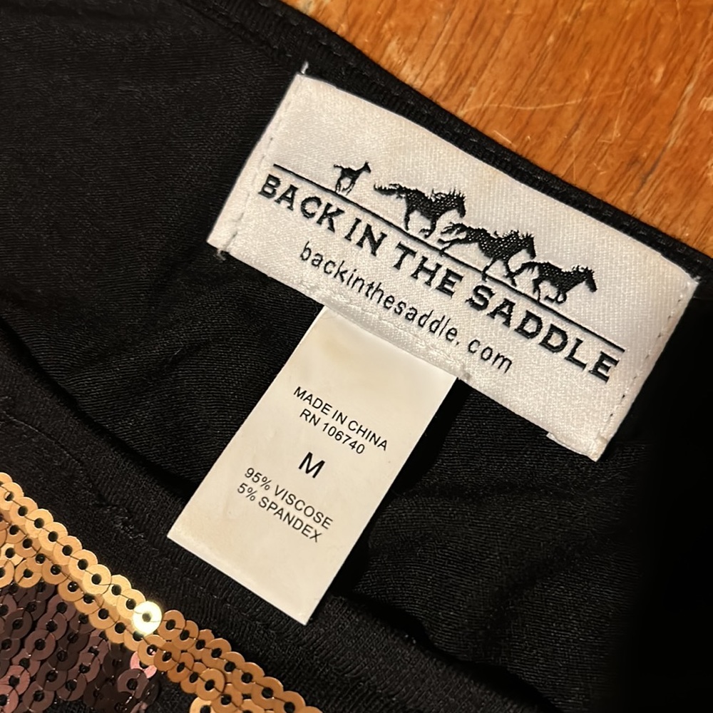 Back in the Saddle Blouse M Black/Multi - Picture 5 of 5